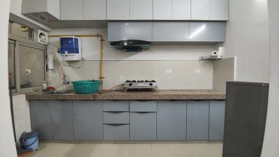 Kitchen Image of 1080 Sq.ft 2 BHK Apartment / Flat for rent in Adani The Meadows, Shantigram Ahmedabad for Rs. 34000