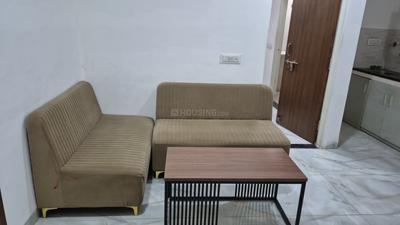 Living Room Image of 600 Sq.ft 1 BHK Independent House for rent in Scheme No 114 Indore for Rs. 18000