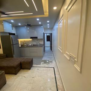Kitchen Image of 780 Sq.ft 2 BHK Builder Floor for rent in Khirki Extension New Delhi for Rs. 25000