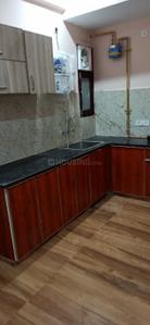 Kitchen Image of 1250 Sq.ft 2 BHK Builder Floor for rent in Sector 21 Gurgaon for Rs. 45000