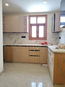 Kitchen Image of 1800 Sq.ft 3 BHK Builder Floor for rent in Freedom Fighters Enclave New Delhi for Rs. 51000