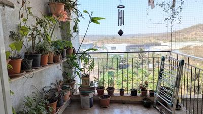 Balcony Image of 1100 Sq.ft 2 BHK Apartment / Flat for sale in Abhinav Pebbles II, Bavdhan Pune for Rs. 11500000