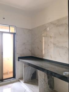Kitchen Image of 600 Sq.ft 1 BHK Apartment / Flat for rent in Shriraam Pushpanjali Residency, Thane West Thane for Rs. 16506