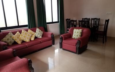 Hall Image of 2207 Sq.ft 3 BHK Apartment / Flat for rent in Panjim Goa for Rs. 38000