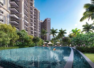 Image of 760 Sq.ft 1 BHK Apartment / Flat for sale in Om Shri Vrinda Orchids, Sunrakh Bangar, Vrindavan for Rs. 6080000