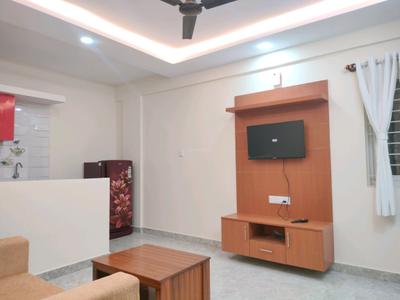 Living Room Image of 680 Sq.ft 1 BHK Apartment / Flat for rent in BTM Layout Bengaluru for Rs. 29999