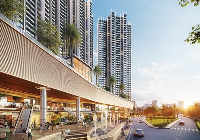 Image of 1500 Sq.ft 3 BHK Apartment / Flat for sale in Sunteck Crescent Park 2, Kalyan West, Kalyan for Rs. 10800000