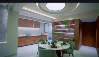 Kitchen Image of 3200 Sq.ft 4 BHK Apartment / Flat for sale in Turquoise Re 45, Shantipura Ahmedabad for Rs. 15000000