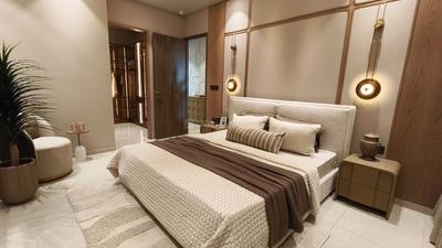 Bedroom Image of 1260 Sq.ft 2 BHK Apartment / Flat for sale in Harkrish Global Riverfront Phase 1, Mundhwa Pune for Rs. 15300000