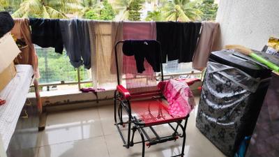 Balcony Image of 750 Sq.ft 1 BHK Apartment / Flat for rent in Pietra Enclave, Katraj Pune for Rs. 18000