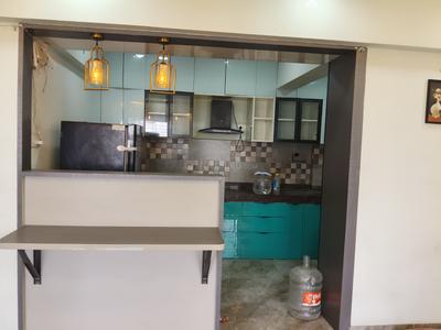 Kitchen Image of 950 Sq.ft 2 BHK Apartment / Flat for rent in Majestique City, Wagholi Pune for Rs. 29000