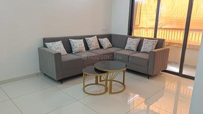 Hall Image of 2145 Sq.ft 3 BHK Apartment / Flat for rent in Shree Sharanam Sky, Sargasan Gandhinagar for Rs. 26000
