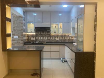 Kitchen Image of 1350 Sq.ft 3 BHK Apartment / Flat for rent in Gulshan Bellina, Noida Extension Greater Noida for Rs. 28000