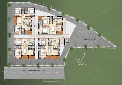 Image of 1495 Sq.ft 3 BHK Apartment / Flat for sale in Puppalaguda, Hyderabad for Rs. 10166000