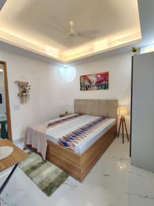 Bedroom Image of 500 Sq.ft 1 BHK Builder Floor for rent in Sector 57 Gurgaon for Rs. 35000