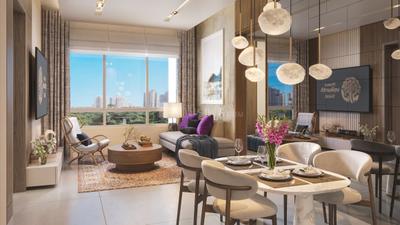 Hall Image of 790 Sq.ft 2 BHK Apartment / Flat for sale in Piramal Vaikunth, Thane West Thane for Rs. 14000000