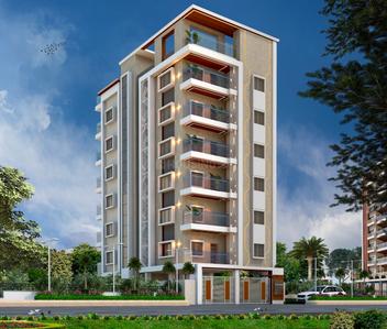 Image of 1750 Sq.ft 3 BHK Apartment / Flat for sale in Narendra Nagar Extension, Nagpur for Rs. 9498000