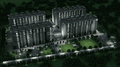 Image of 1074 Sq.ft 2 BHK Apartment / Flat for sale in Mahendra Aarna Tower 1 to 4, Electronic City, Bengaluru for Rs. 10900000