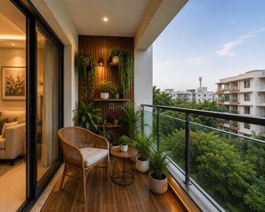 Balcony Image of 1275 Sq.ft 2 BHK Apartment / Flat for sale in Bolarum Secunderabad for Rs. 6630000