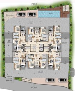 Image of 950 Sq.ft 2 BHK Apartment / Flat for sale in Candolim, Goa for Rs. 16100000