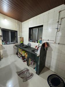 Kitchen Image of 269 Sq.ft 1 RK Independent House for rent in Kopar Khairane Navi Mumbai for Rs. 16500