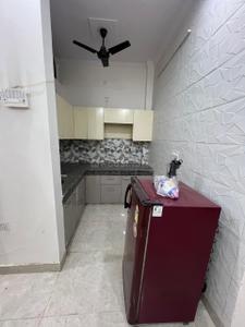Kitchen Image of 550 Sq.ft 1 BHK Builder Floor for rent in Hari Nagar New Delhi for Rs. 17000