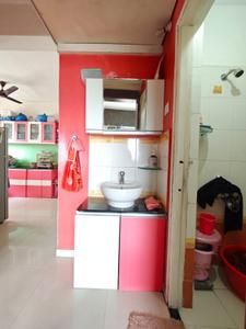 Kitchen Image of 1000 Sq.ft 2 BHK Apartment / Flat for sale in Yashashree Chandralok Nagari, Dhayari Pune for Rs. 6700000