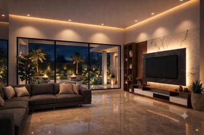 Hall Image of 2300 Sq.ft 4 BHK Independent House for sale in Kangarappady Kochi for Rs. 19000000