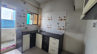 Kitchen Image of 500 Sq.ft 1 BHK Apartment / Flat for sale in Khodiyar Nagar Vadodara for Rs. 1950000