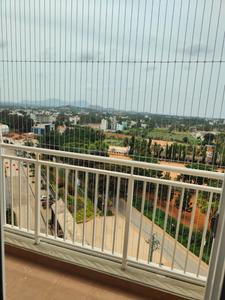 Balcony Image of 1498 Sq.ft 3 BHK Apartment / Flat for rent in Sattva Park Cubix Phase 1, Devanahalli Bengaluru for Rs. 32000