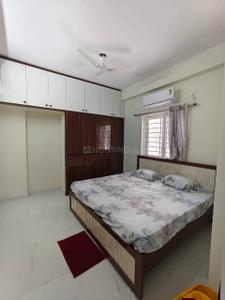 Bedroom Image of 875 Sq.ft 1 BHK Apartment / Flat for rent in Gachibowli Hyderabad for Rs. 30000