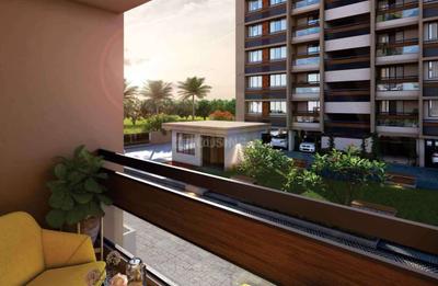 Balcony Image of 1296 Sq.ft 2 BHK Apartment / Flat for sale in Aniket Sky, Ognaj Ahmedabad for Rs. 6100000