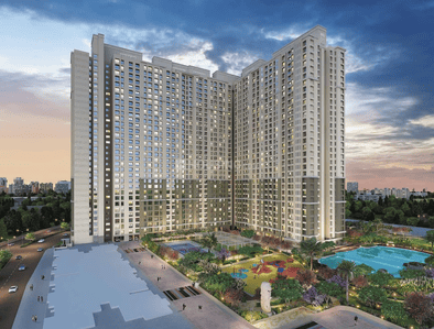 Image of 1051 Sq.ft 2 BHK Apartment / Flat for sale in Dosti West County Phase 4 Dosti Pine, Thane West, Thane for Rs. 13500000