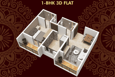 Image of 630 Sq.ft 1 BHK Apartment / Flat for sale in Kashele, Thane for Rs. 2835000