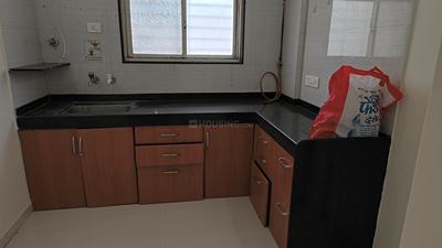 Kitchen Image of 637 Sq.ft 1 BHK Apartment / Flat for sale in Nyati Elan, Wagholi Pune for Rs. 4150000