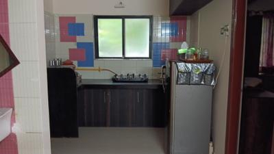 Kitchen Image of 850 Sq.ft 1 BHK Apartment / Flat for rent in Palanpur Surat for Rs. 15000