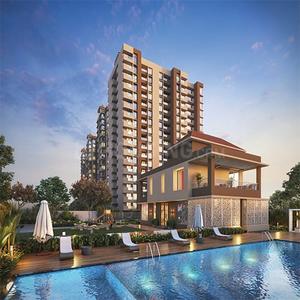 Image of 1006 Sq.ft 2 BHK Apartment / Flat for sale in GK Mirai, Punawale, Pune for Rs. 7500000
