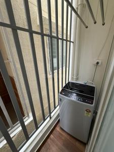 Balcony Image of 600 Sq.ft 1 BHK Apartment / Flat for rent in Whitefield Bengaluru for Rs. 25000