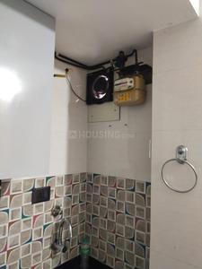 Bathroom Image of 645 Sq.ft 1 BHK Apartment / Flat for rent in Kopar Khairane Navi Mumbai for Rs. 28500