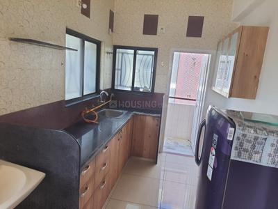 Kitchen Image of 1000 Sq.ft 3 BHK Apartment / Flat for sale in Radhika Park Rajkot for Rs. 4500000