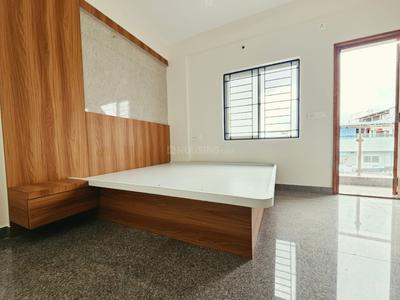 Bedroom Image of 700 Sq.ft 1 BHK Builder Floor for rent in Indira Nagar Bengaluru for Rs. 40000