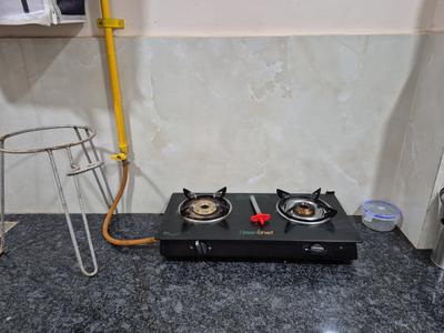 Kitchen Image of 650 Sq.ft 1 BHK Apartment / Flat for rent in Mahalakshmi Nagar Indore for Rs. 22000