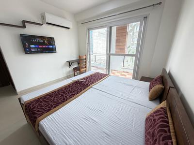 Bedroom Image of Urbanroomz Coliving PG On Golf Course Rd in Sector 43, Gurgaon