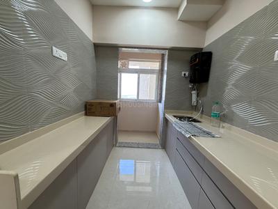 Kitchen Image of 850 Sq.ft 2 BHK Apartment / Flat for rent in Raunak Unnathi Woods Supreme, Hiranandani Estate Thane for Rs. 31000