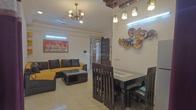 Living Room Image of 1040 Sq.ft 2 BHK Apartment / Flat for rent in Gaurs 14th Avenue, Noida Extension Greater Noida for Rs. 27000