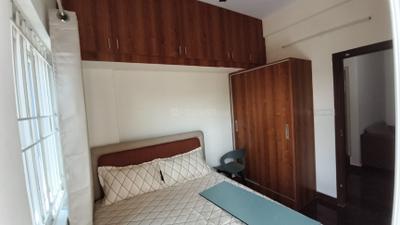 Bedroom Image of 600 Sq.ft 1 BHK Builder Floor for rent in Mahadevapura Bengaluru for Rs. 27500