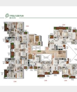 Image of 1664 Sq.ft 3 BHK Apartment / Flat for sale in Mankapur, Nagpur for Rs. 7700000