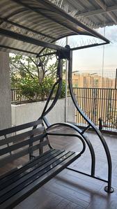 Balcony Image of 1450 Sq.ft 3 BHK Penthouse for sale in Flora Ixora, Bopal Ahmedabad for Rs. 15500000