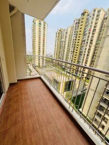 Balcony Image of 1020 Sq.ft 3 BHK Apartment / Flat for rent in Trident Embassy Reso, Noida Extension Greater Noida for Rs. 28000