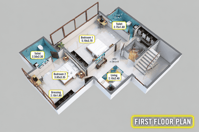Image of 2820 Sq.ft 3 BHK Villa for sale in Utorda, Goa for Rs. 28500000